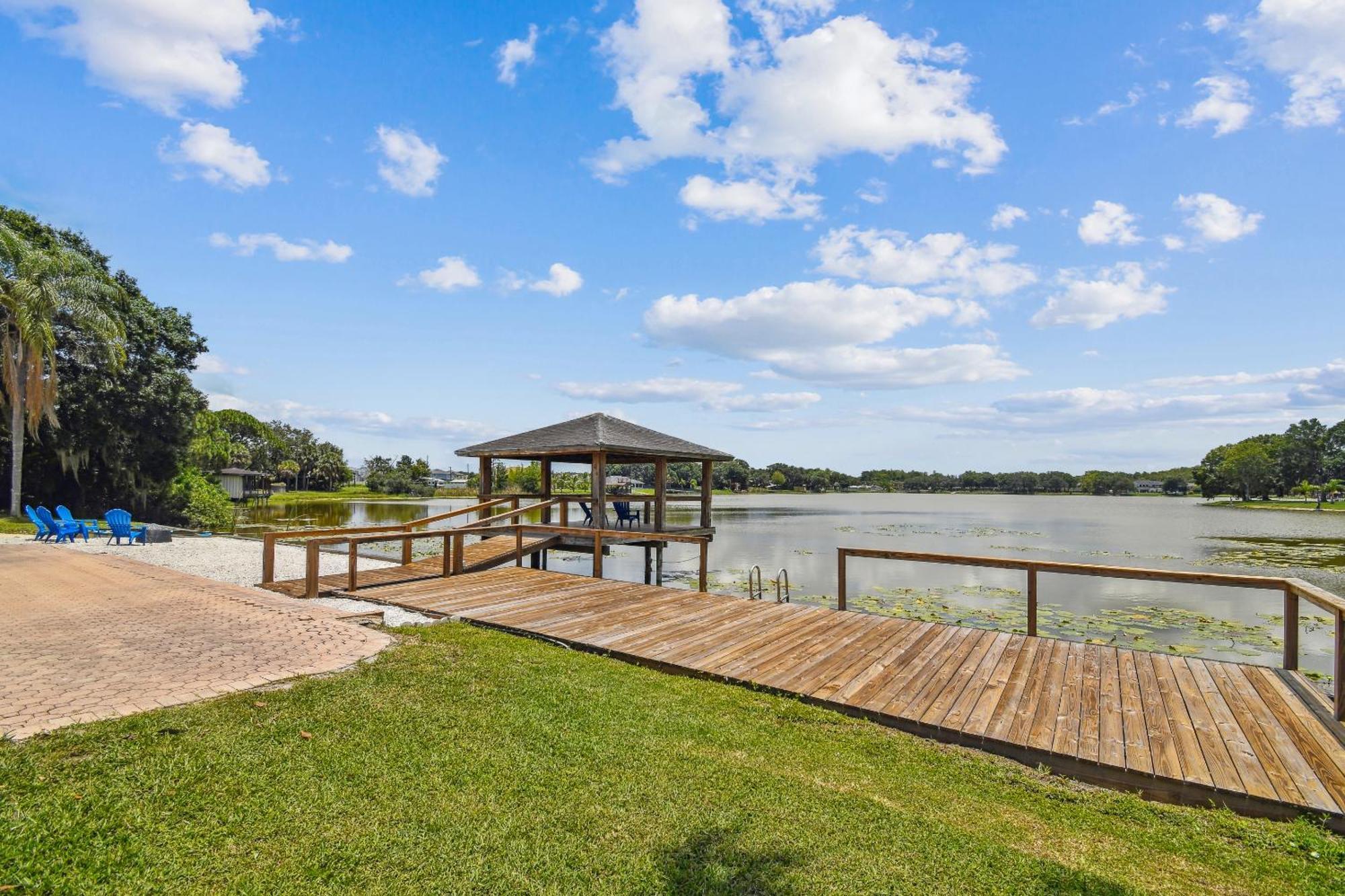 Lake House Westchase Area. Heated Pool Waterfront! Tampa Ngoại thất bức ảnh
