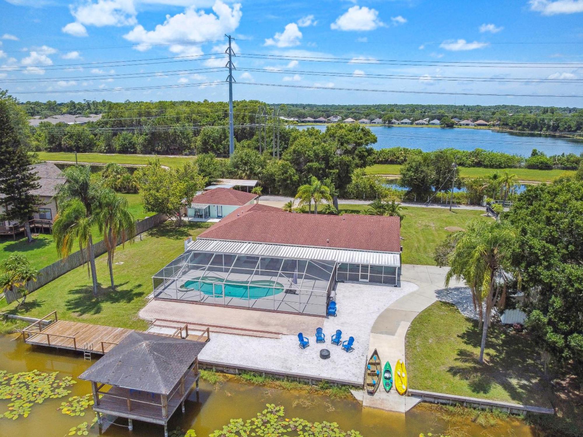 Lake House Westchase Area. Heated Pool Waterfront! Tampa Ngoại thất bức ảnh