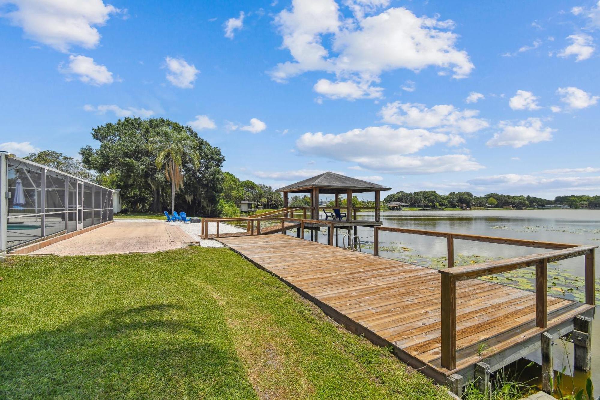Lake House Westchase Area. Heated Pool Waterfront! Tampa Ngoại thất bức ảnh