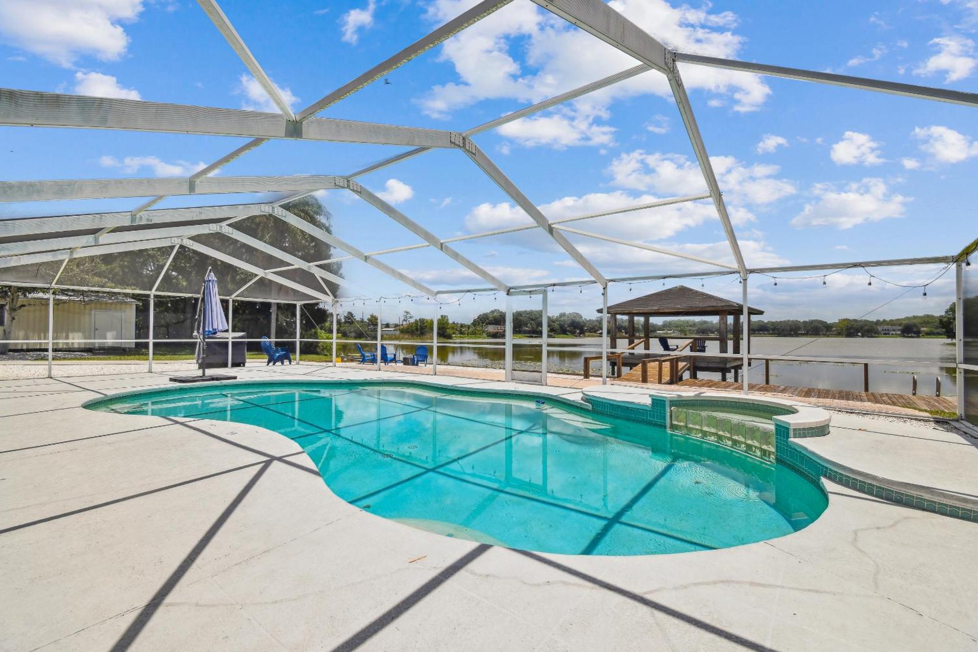 Lake House Westchase Area. Heated Pool Waterfront! Tampa Ngoại thất bức ảnh