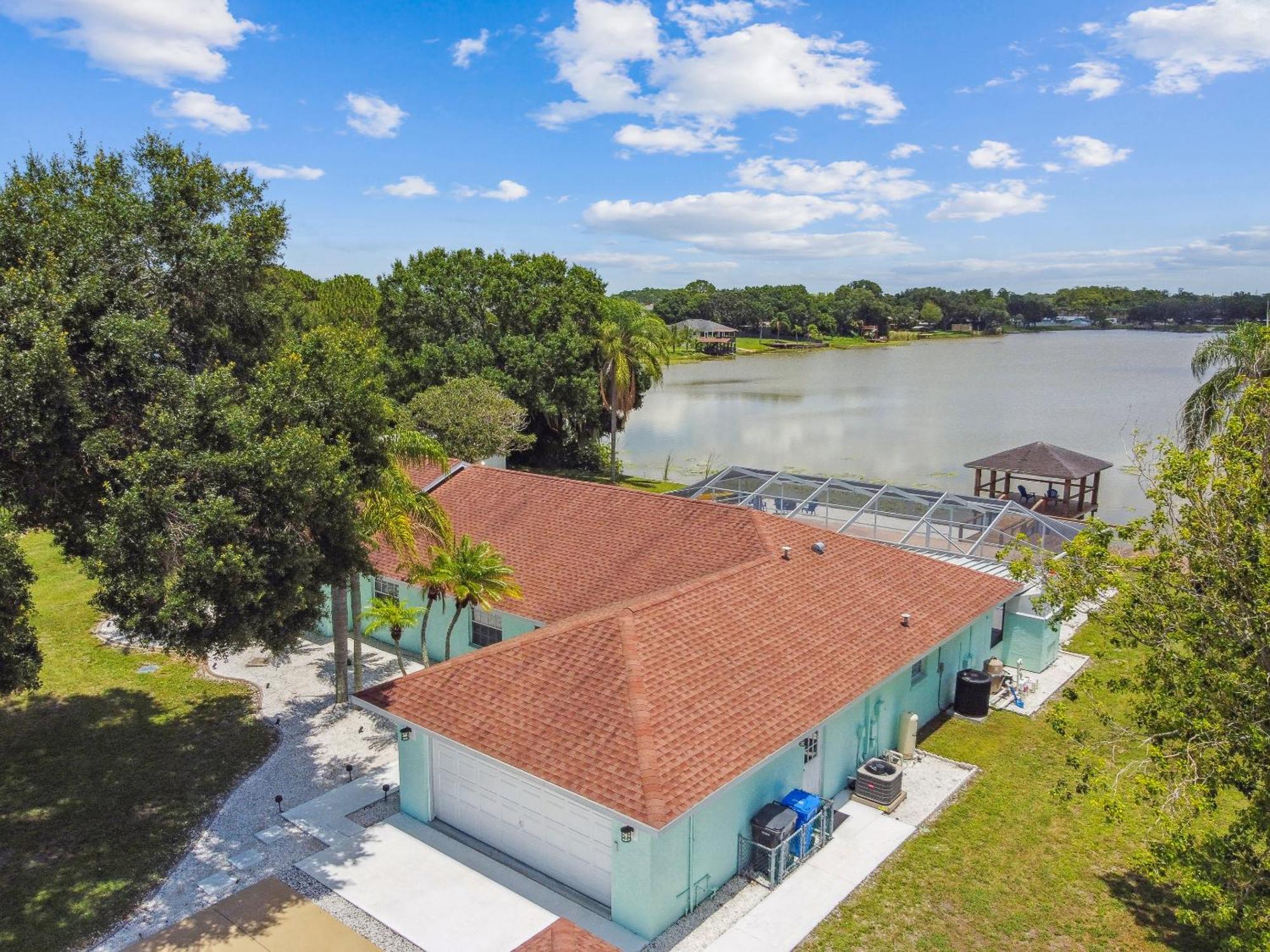 Lake House Westchase Area. Heated Pool Waterfront! Tampa Ngoại thất bức ảnh