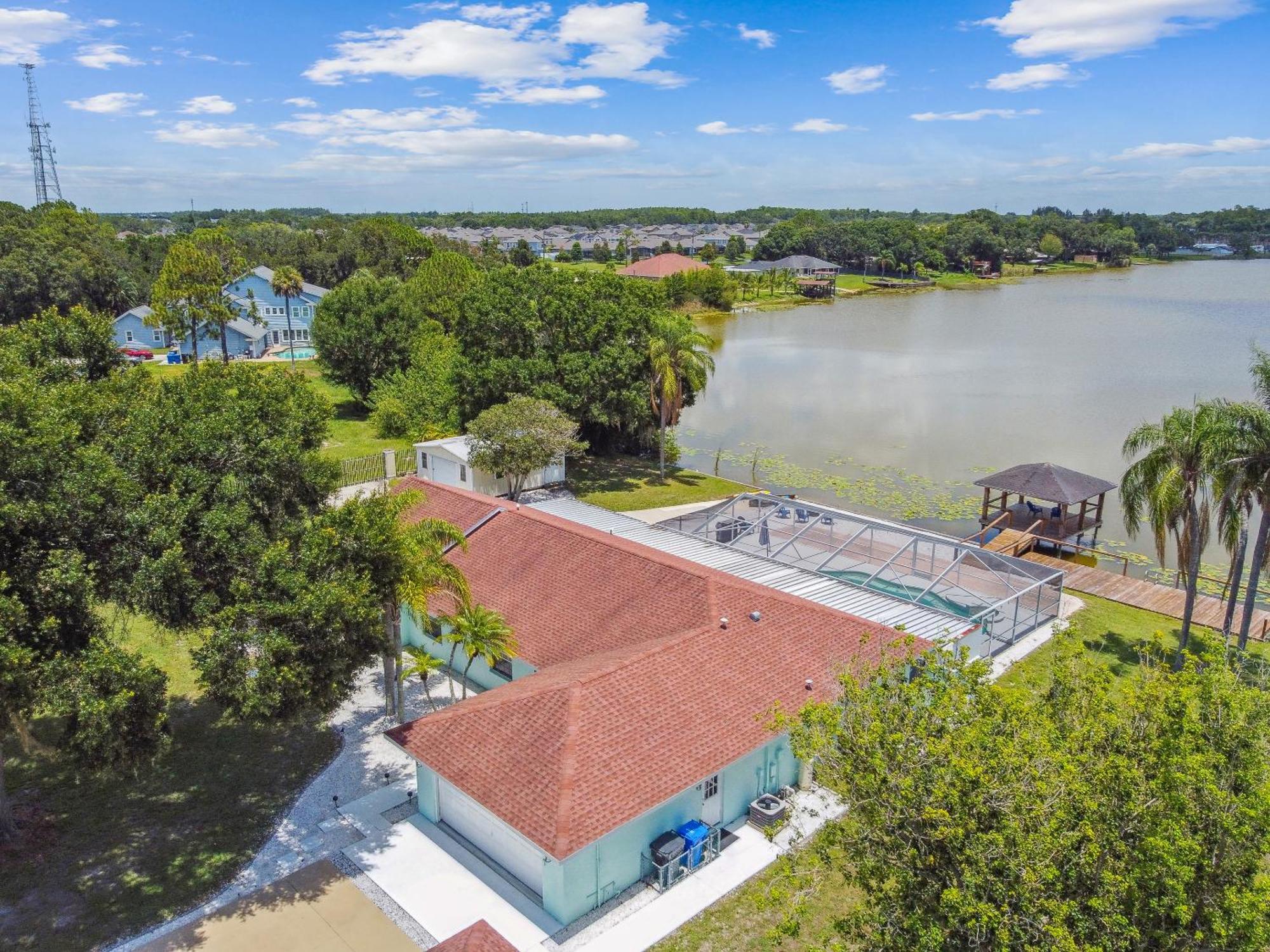 Lake House Westchase Area. Heated Pool Waterfront! Tampa Ngoại thất bức ảnh